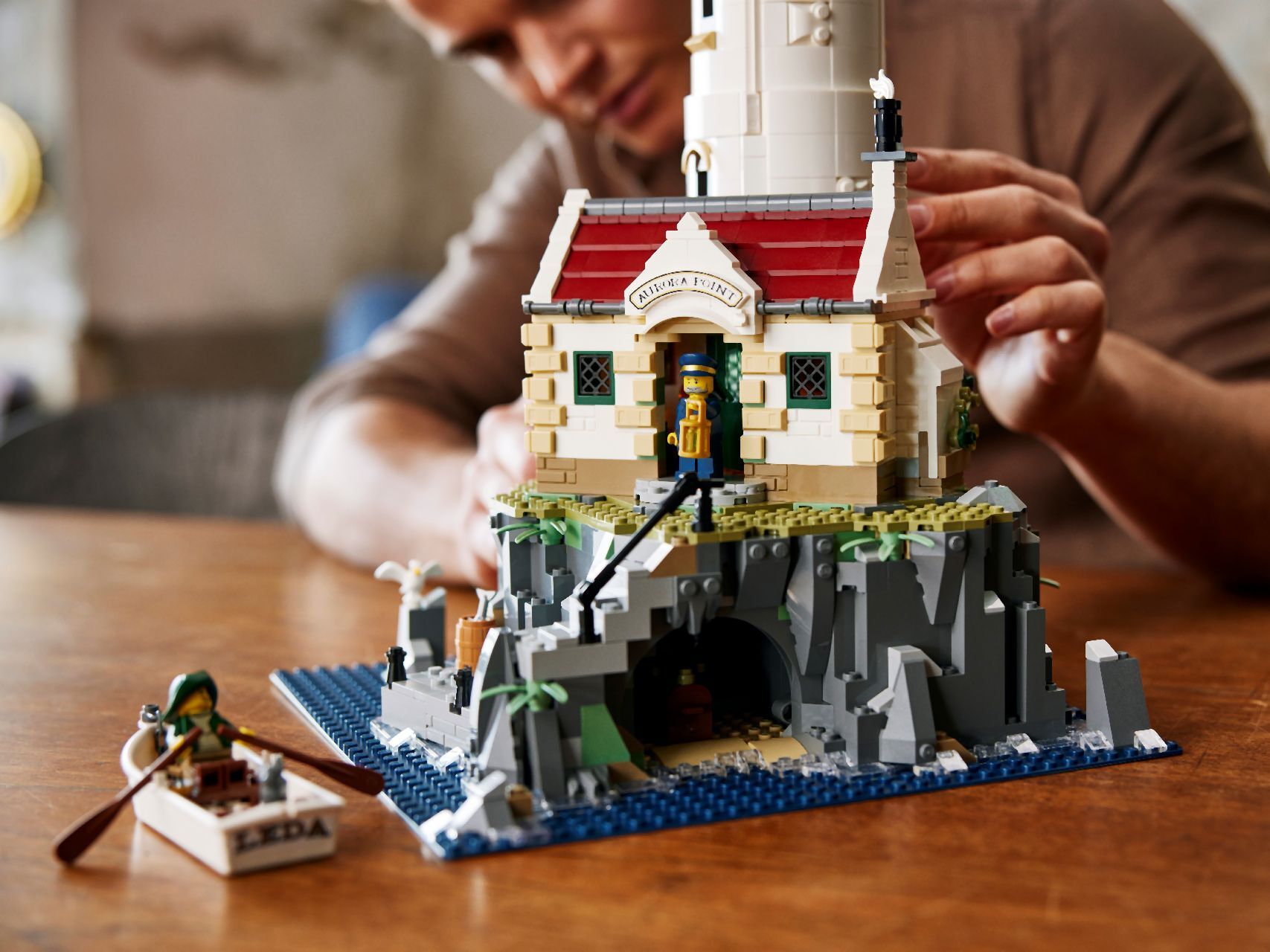 LEGO® Motorized Lighthouse