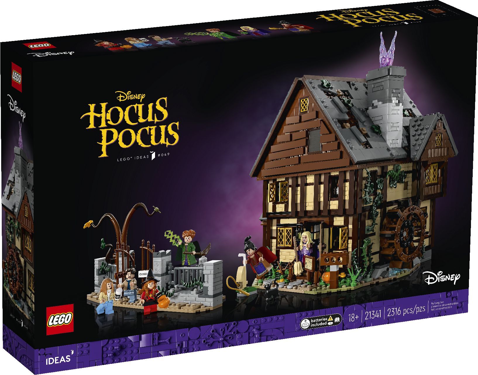 LEGO® Disney Hocus Pocus: The Sanderson Sisters' Cottage
