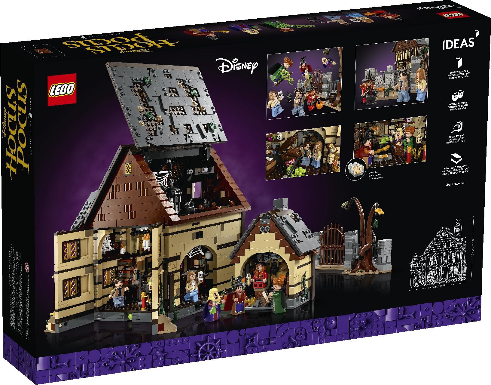 LEGO® Disney Hocus Pocus: The Sanderson Sisters' Cottage