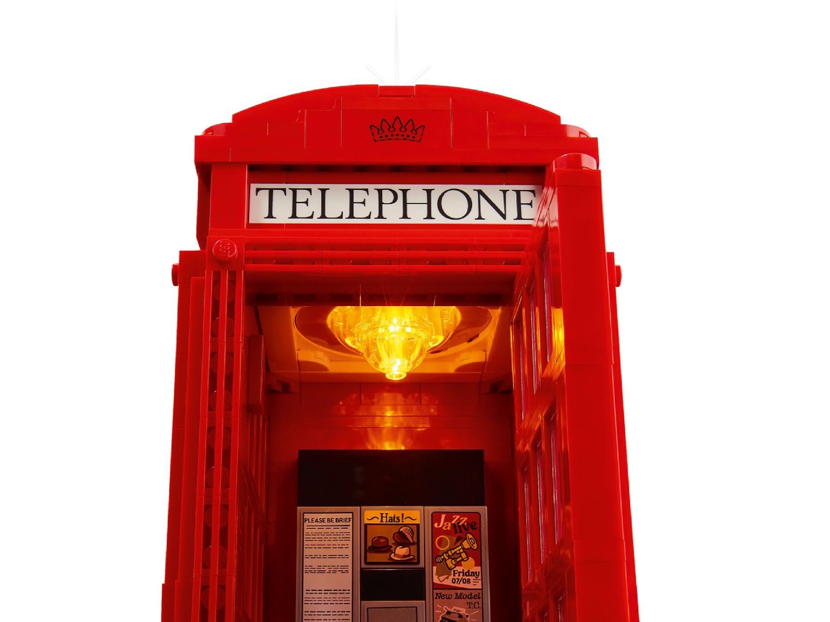 LEGO® Red London Telephone Box
