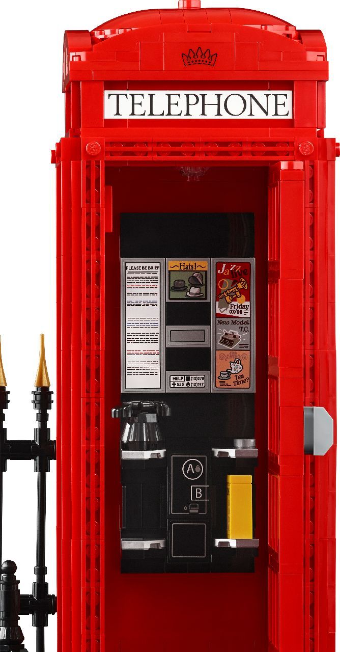 LEGO® Red London Telephone Box