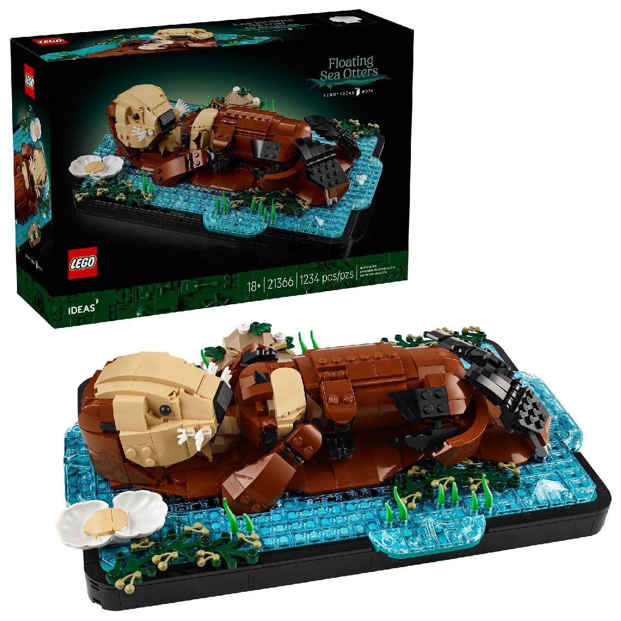 LEGO® Floating Sea Otters