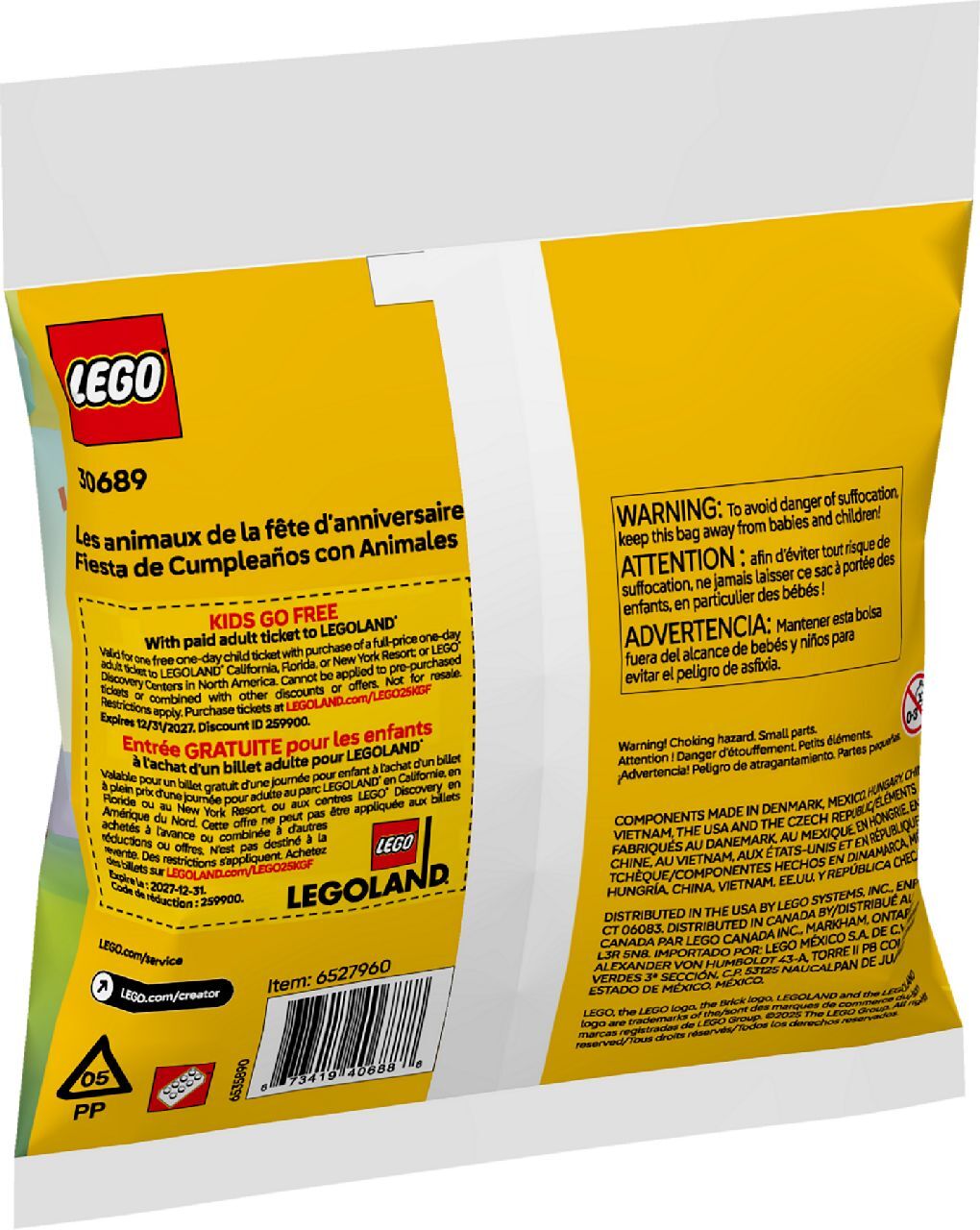 LEGO® Birthday Party Animals