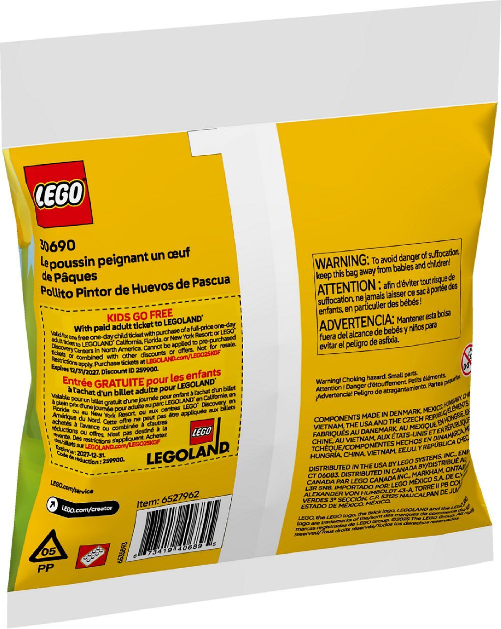 LEGO® Easter Egg Chick Painting Fun