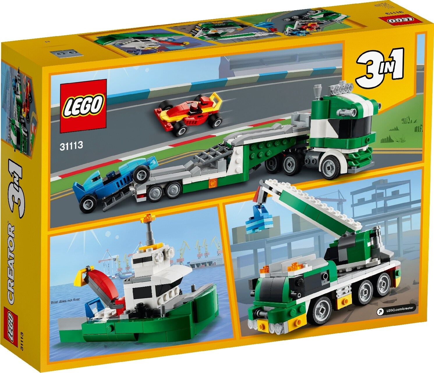 LEGO® Creator 3in1 Race Car Transporter