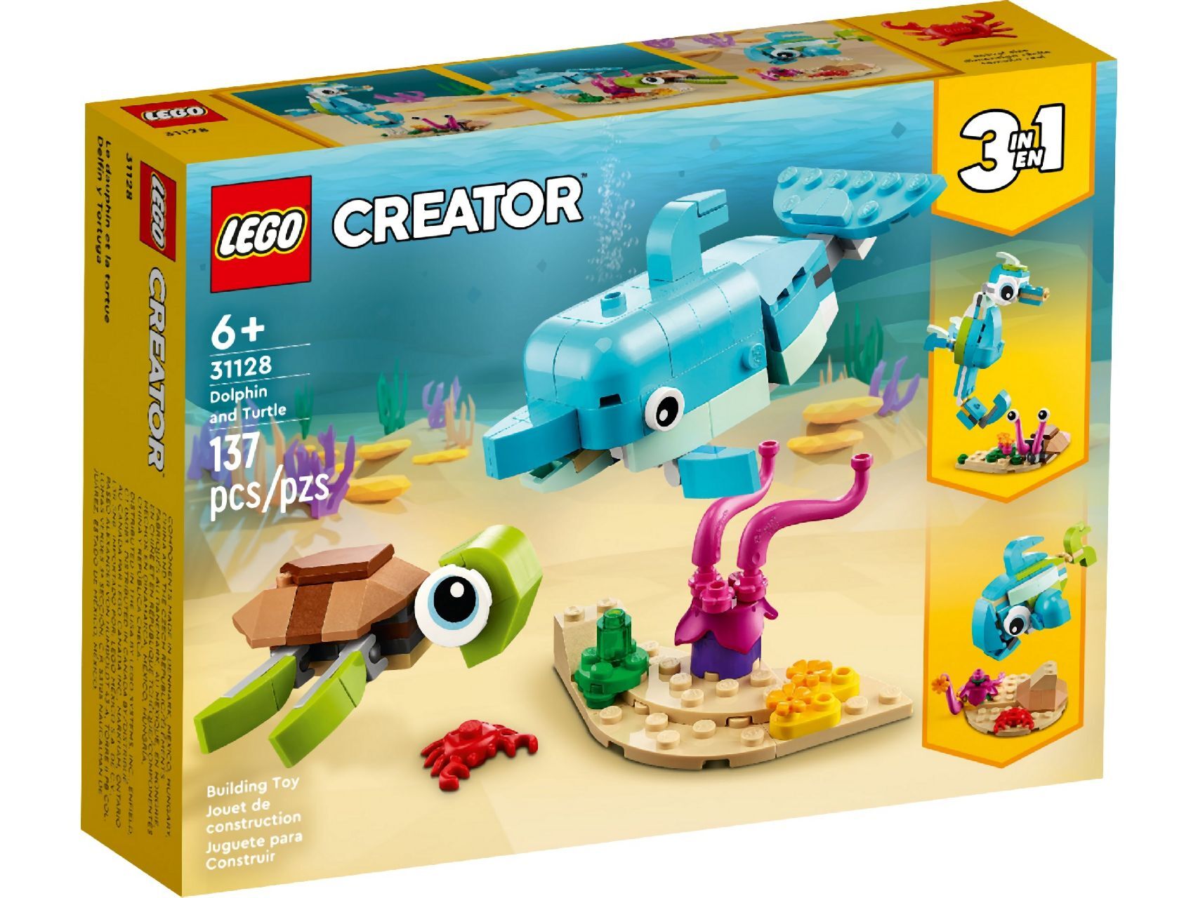LEGO® Dolphin and Turtle