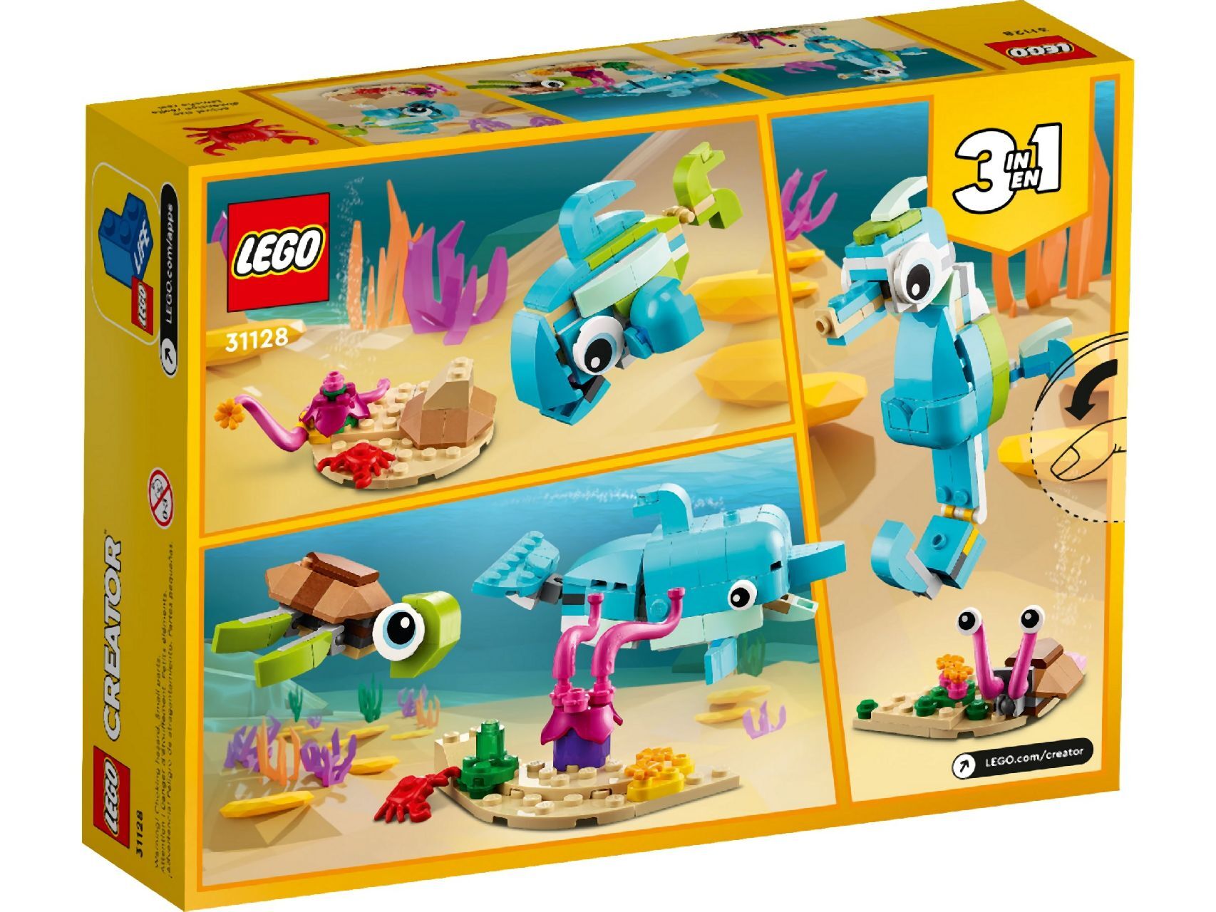 LEGO® Dolphin and Turtle