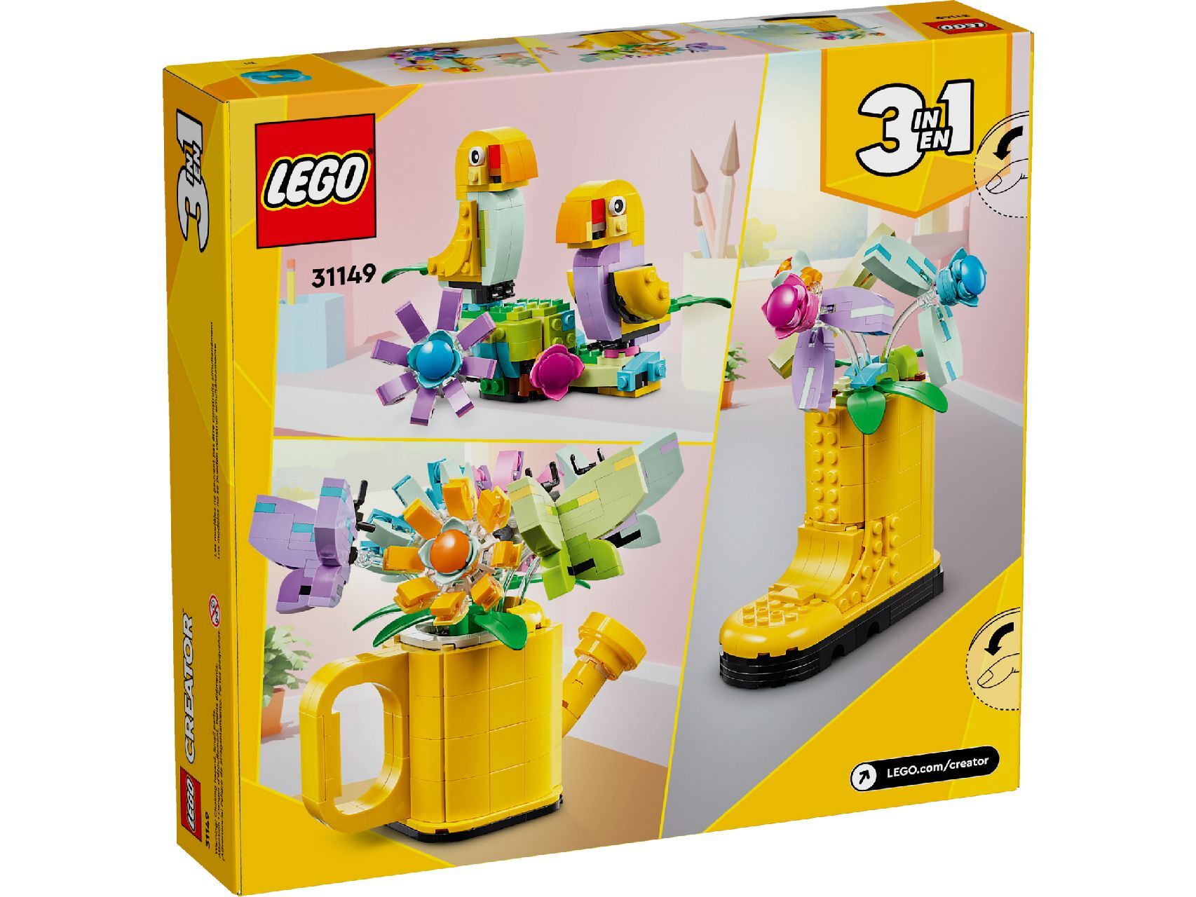 LEGO® Flowers in Watering Can