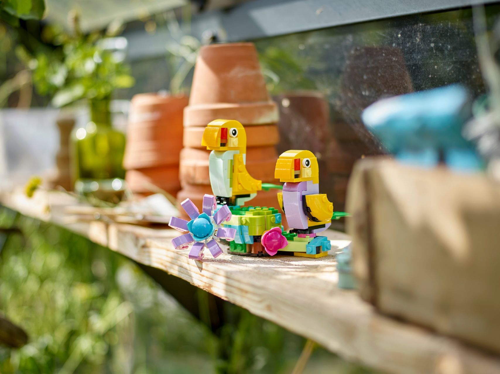 LEGO® Flowers in Watering Can