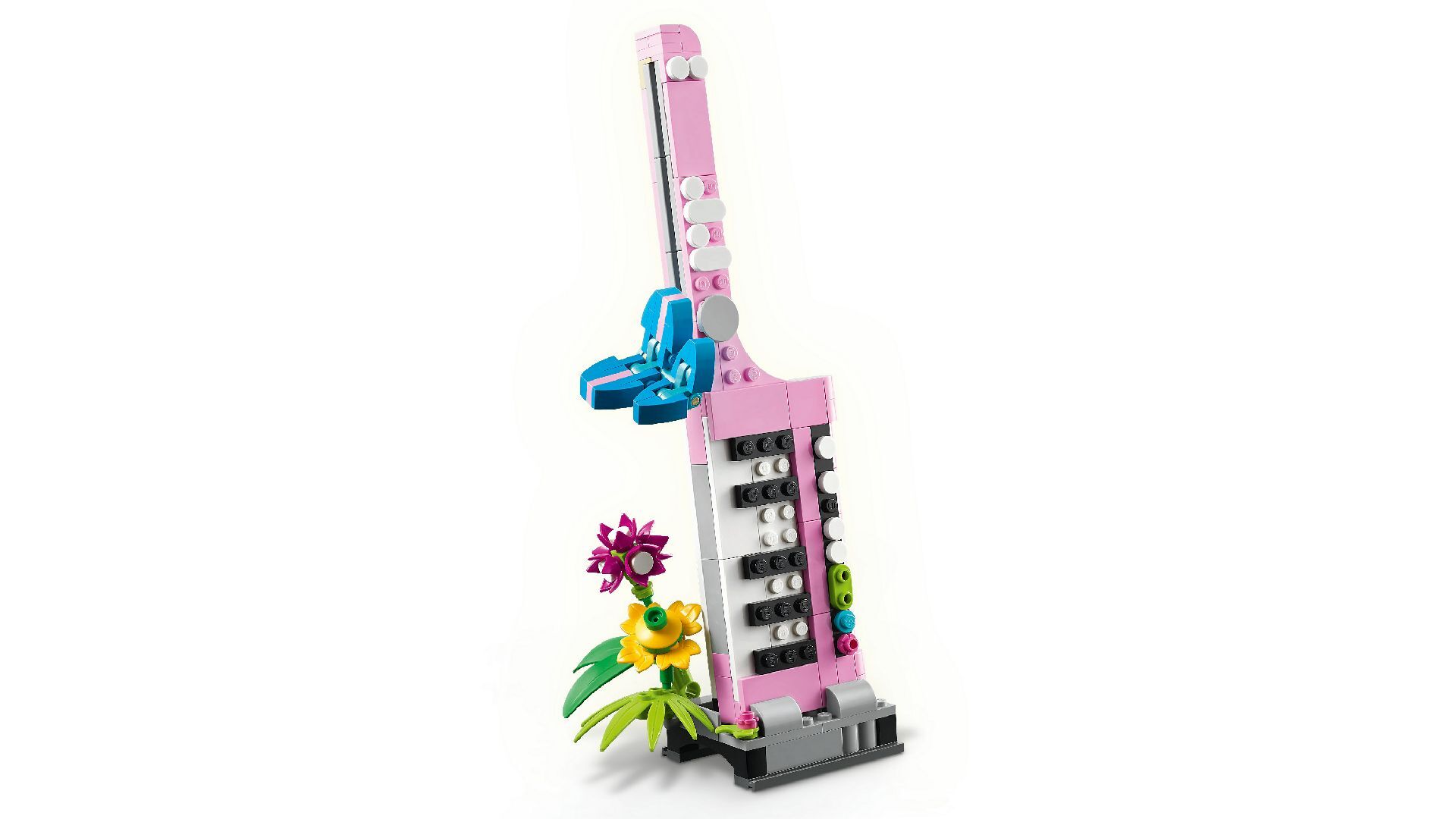 LEGO® Typewriter with Flowers