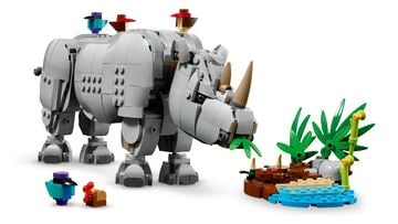LEGO® Wild Animals: Majestic Rhino with Birds