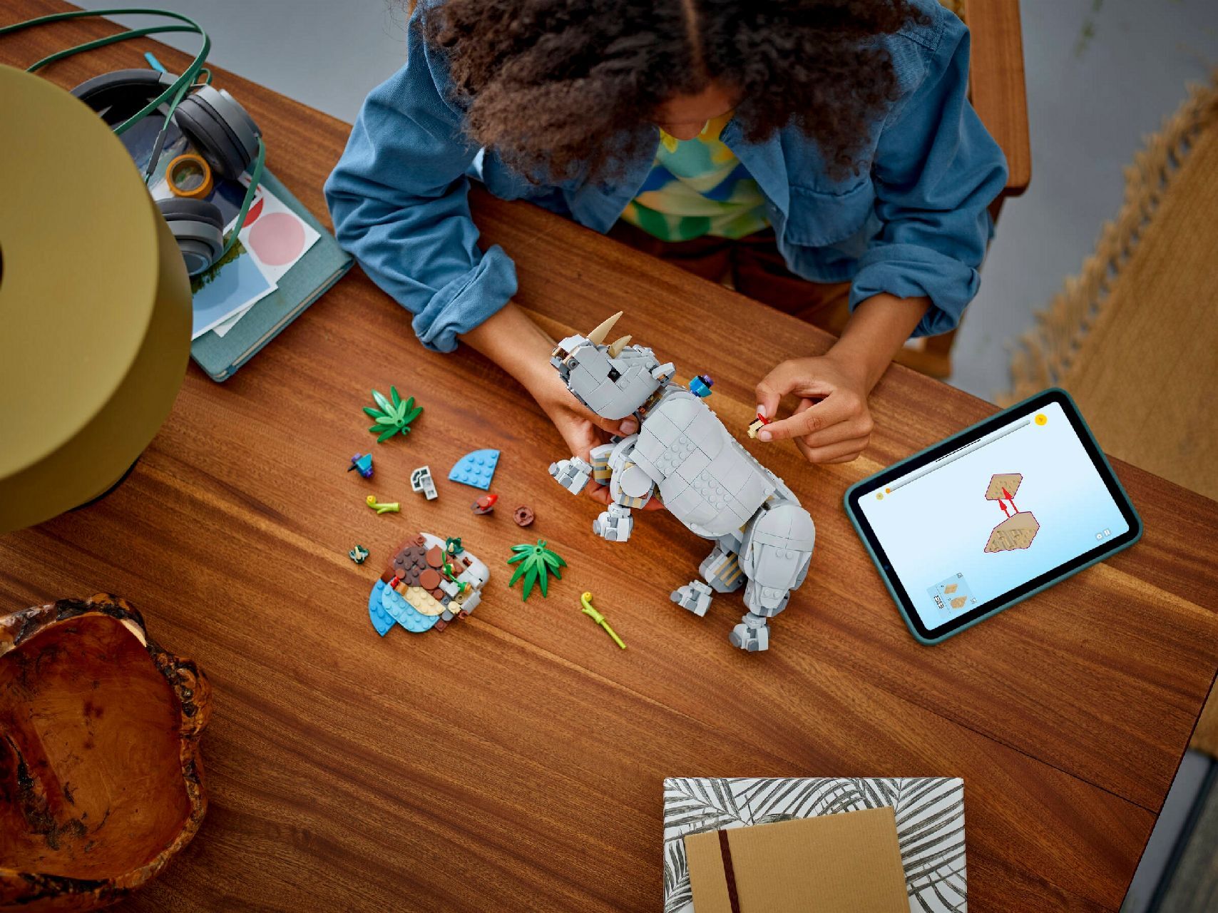 LEGO® Wild Animals: Majestic Rhino with Birds