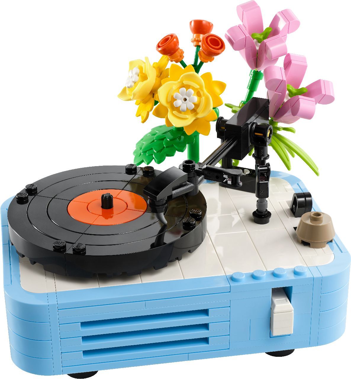 LEGO® Record Player with Flowers