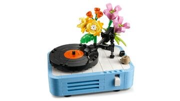 LEGO® Record Player with Flowers