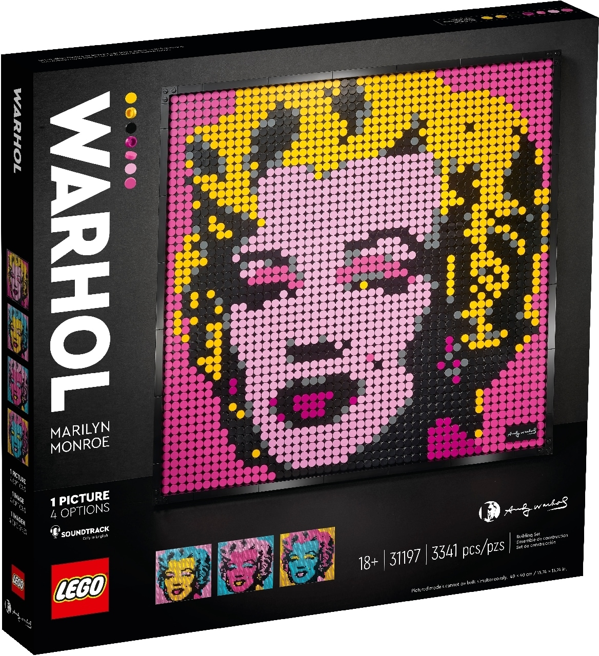 LEGO® Art Andy Warhol's Marilyn Monroe