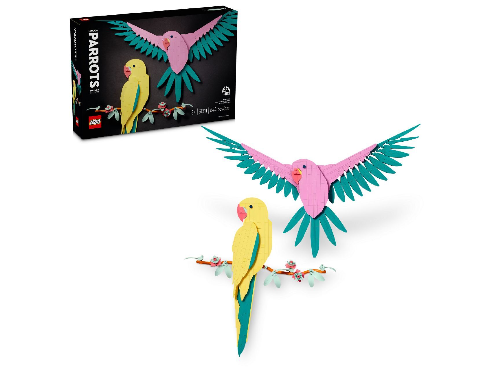 LEGO® The Fauna Collection – Macaw Parrots