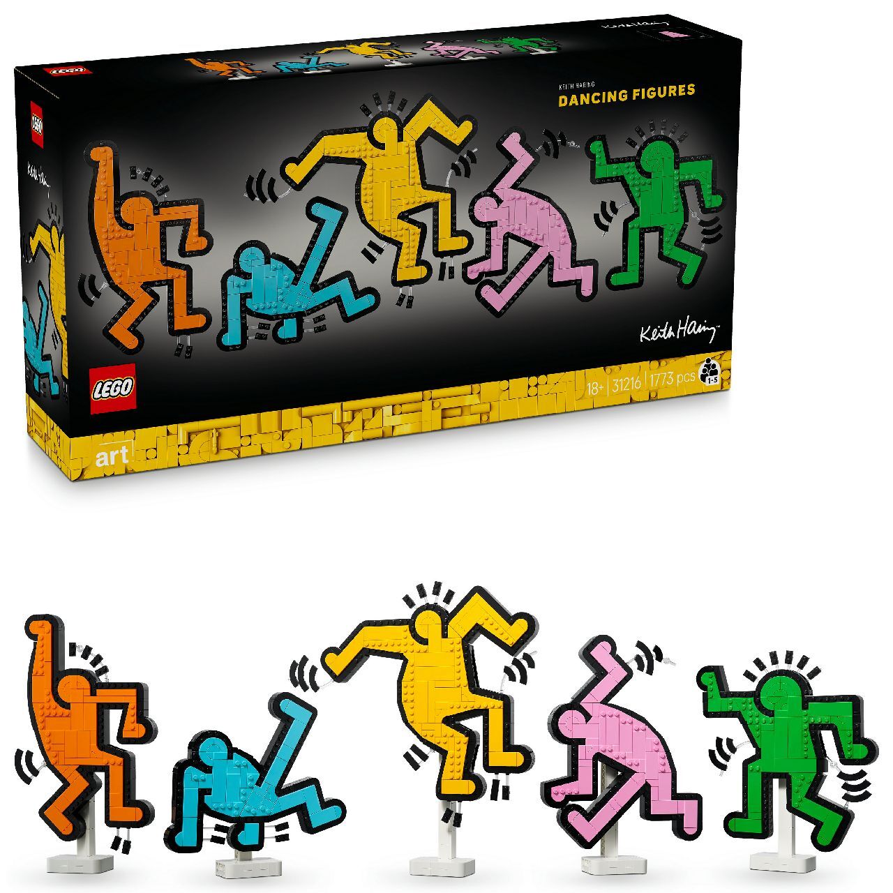LEGO® Keith Haring – Dancing Figures