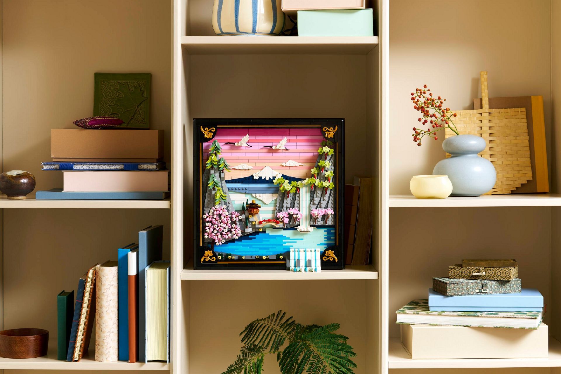 LEGO® Japanese Cherry Blossom Landscape