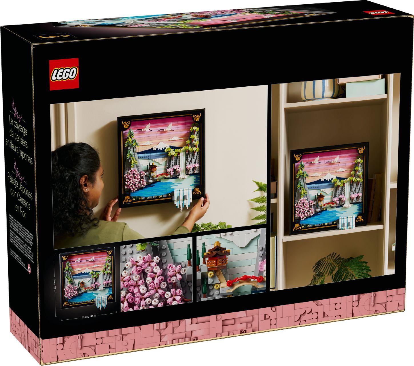 LEGO® Japanese Cherry Blossom Landscape