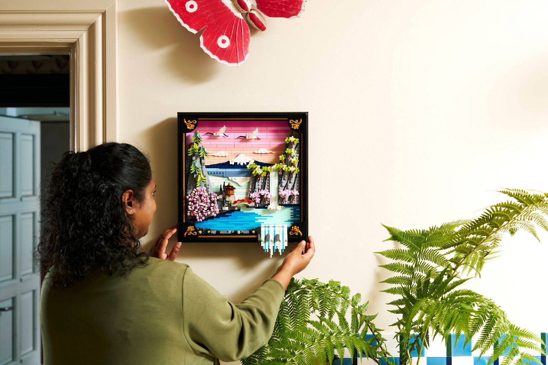 LEGO® Japanese Cherry Blossom Landscape