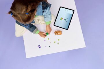 LEGO® Cute Hamster with a Flower