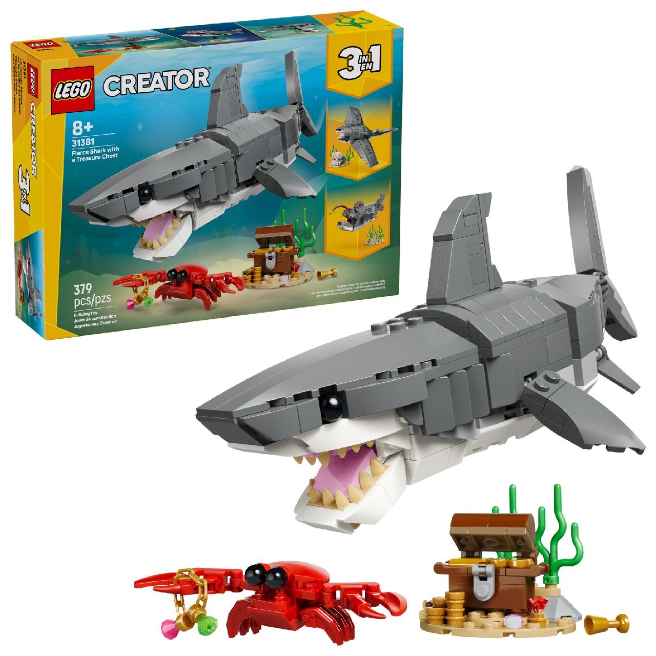 LEGO® Fierce Shark with a Treasure Chest