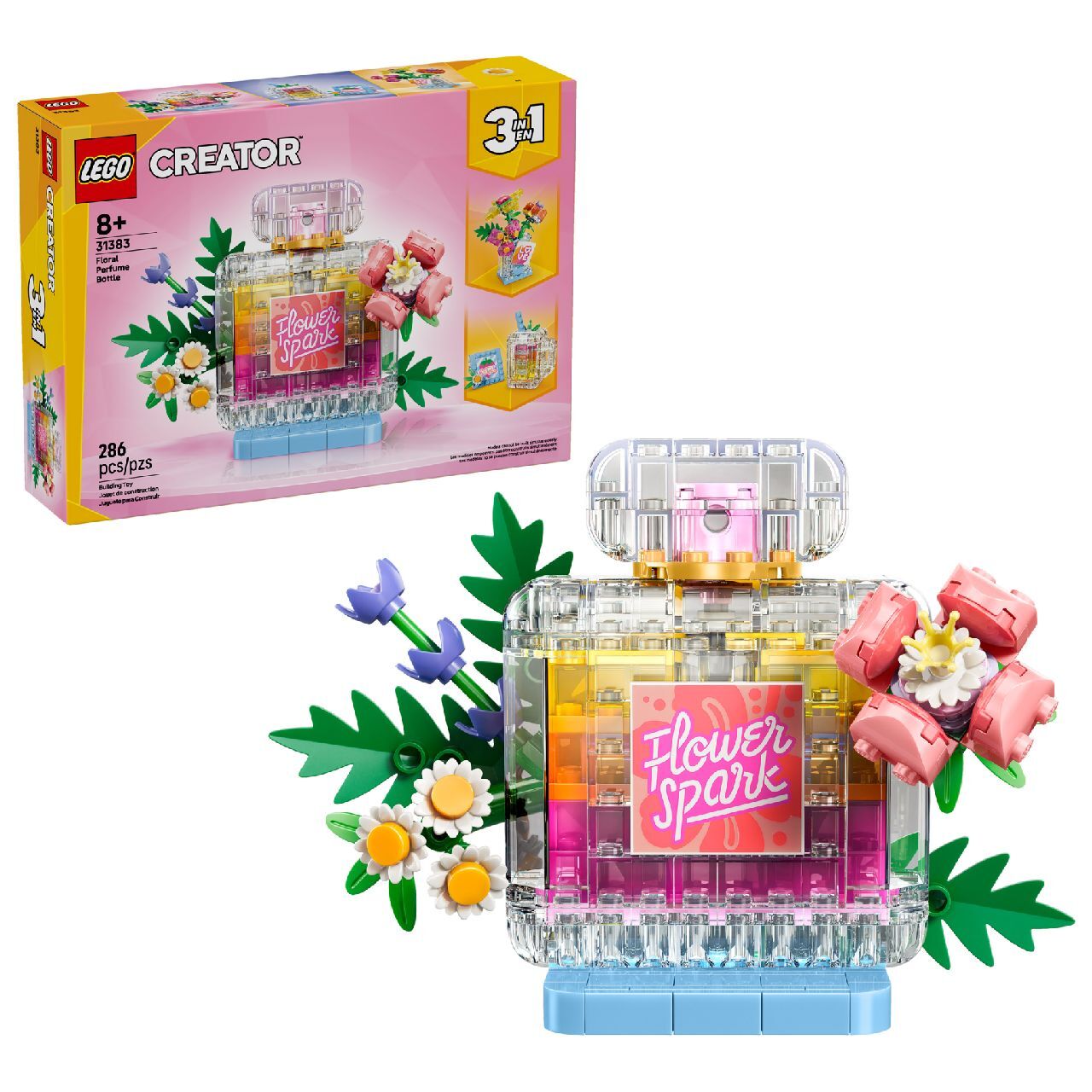 LEGO® Floral Decor Perfume Bottle