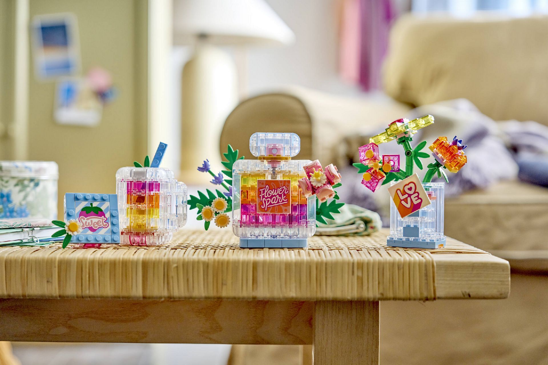 LEGO® Floral Decor Perfume Bottle