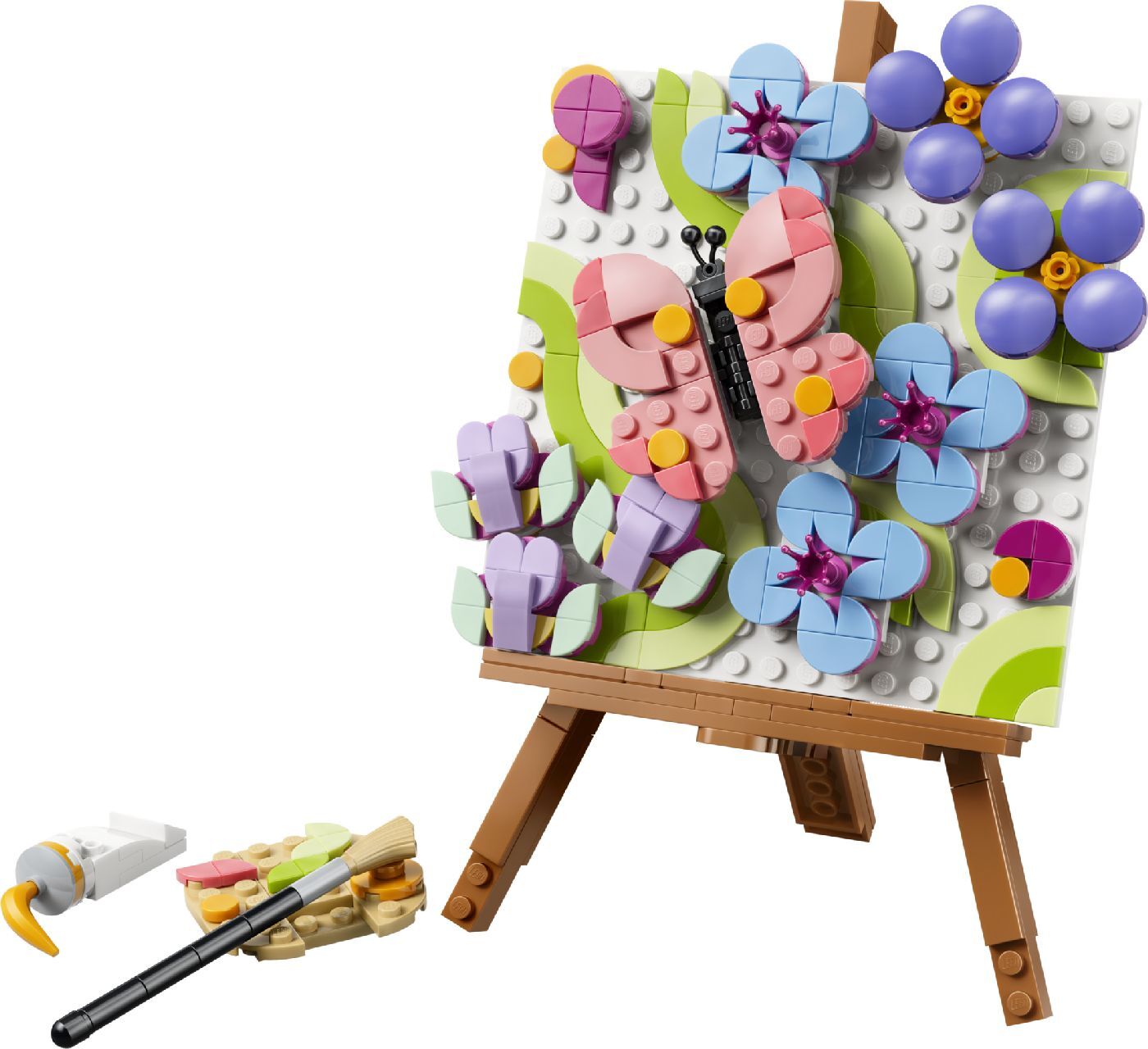 LEGO® Floral Art Decor Painting