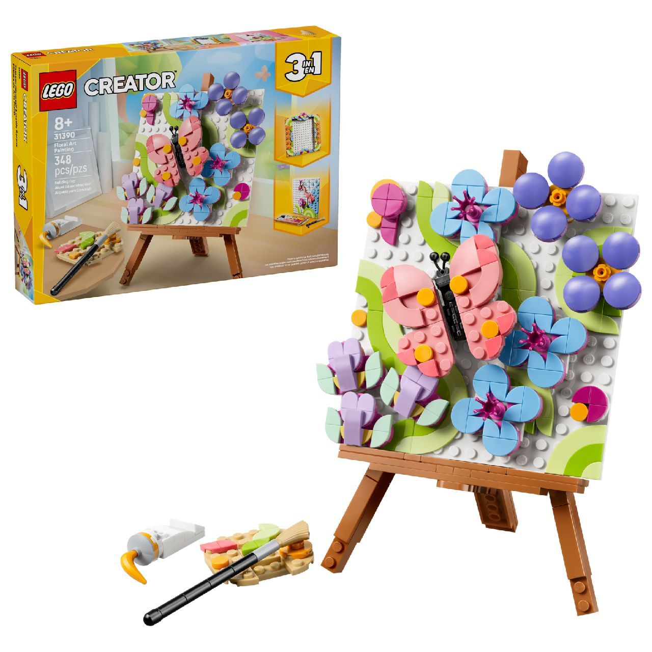 LEGO® Floral Art Decor Painting