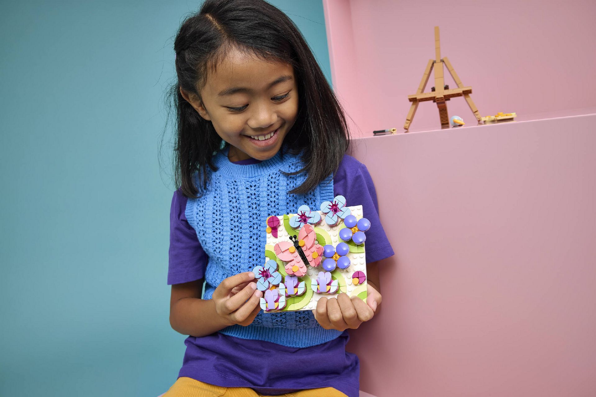 LEGO® Floral Art Decor Painting
