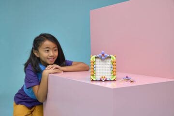 LEGO® Floral Art Decor Painting