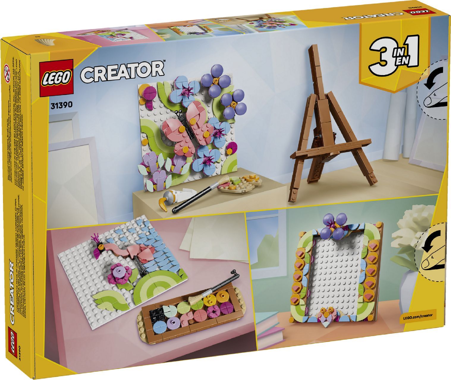 LEGO® Floral Art Decor Painting