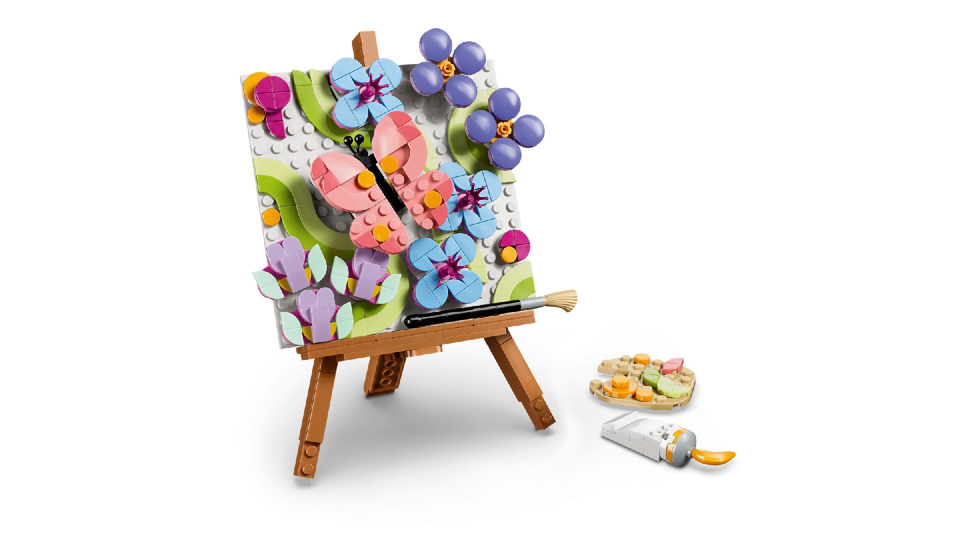 LEGO® Floral Art Decor Painting