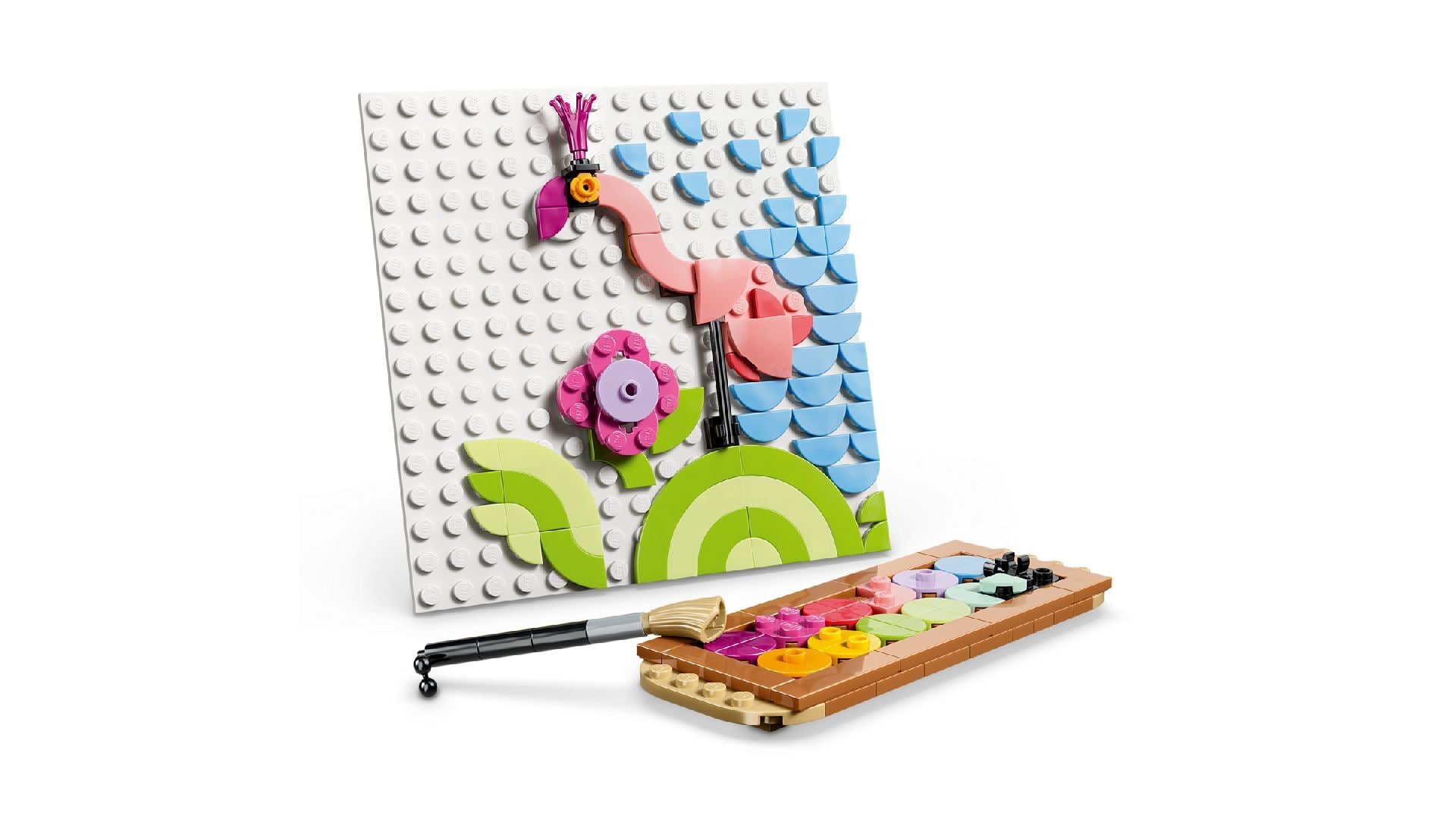LEGO® Floral Art Decor Painting