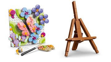 LEGO® Floral Art Decor Painting