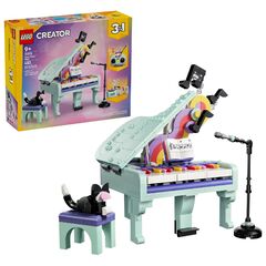 LEGO® Music Decor Piano with Cat