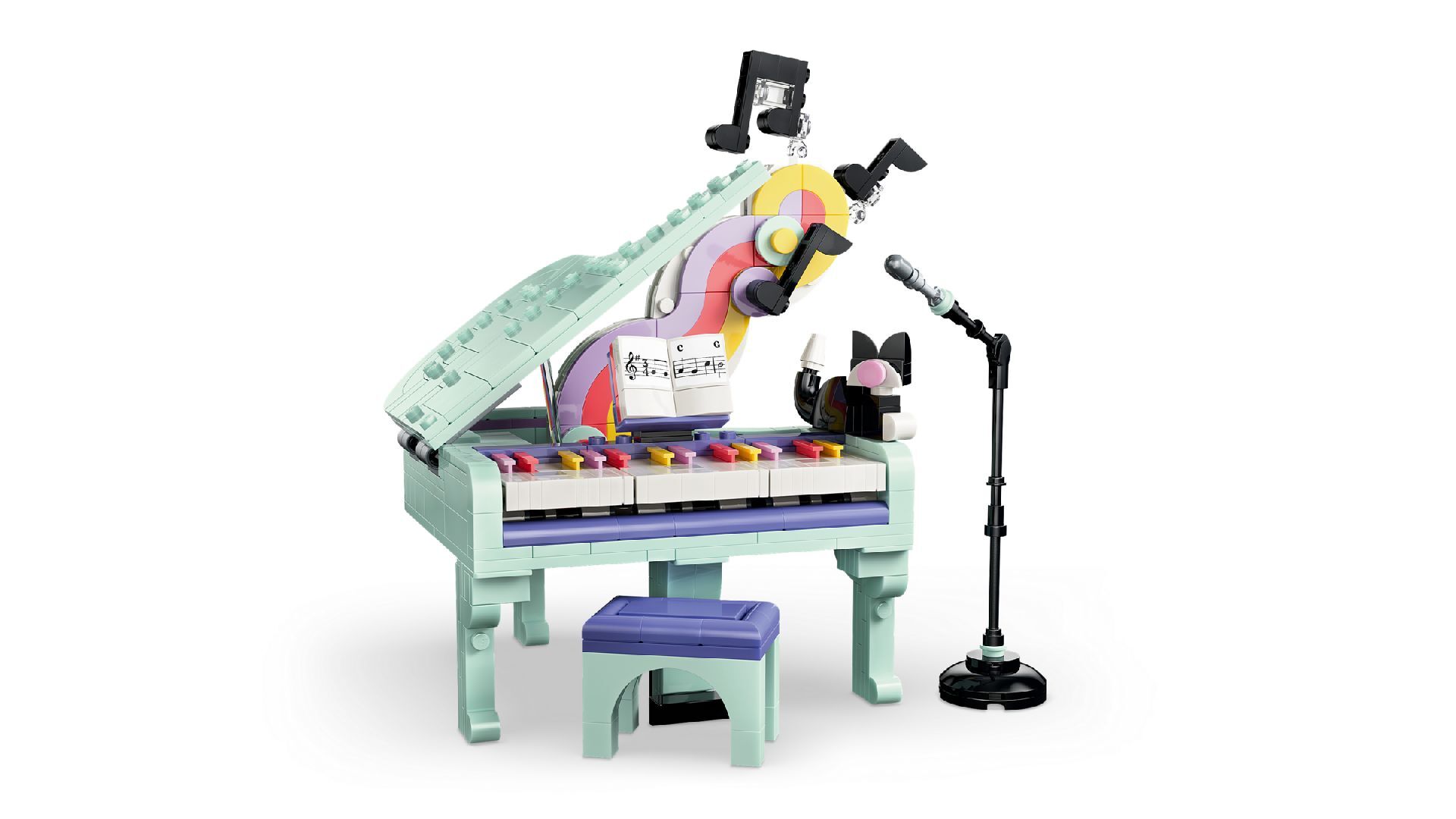 LEGO® Music Decor Piano with Cat