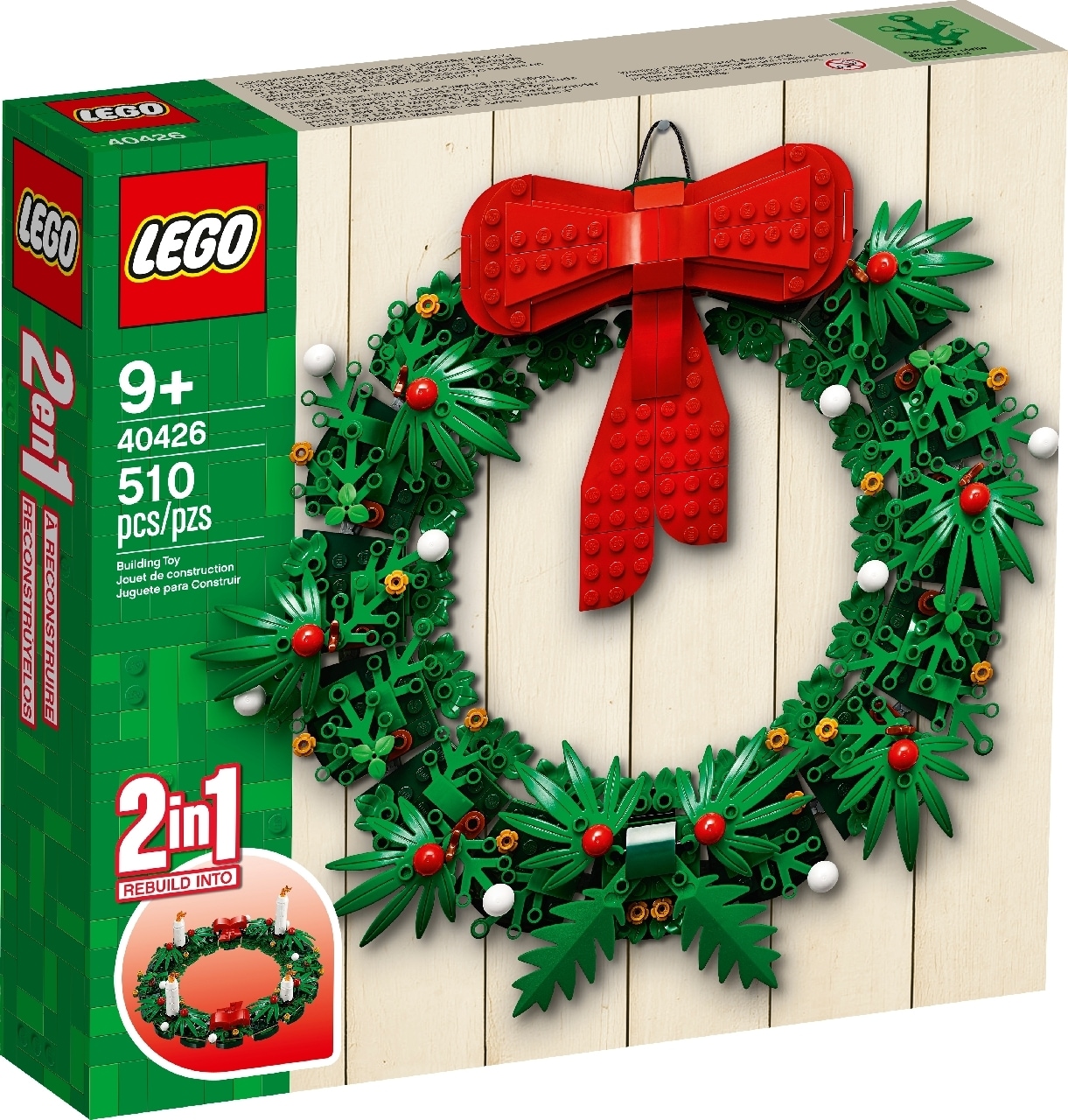 LEGO® Christmas Wreath 2-in-1
