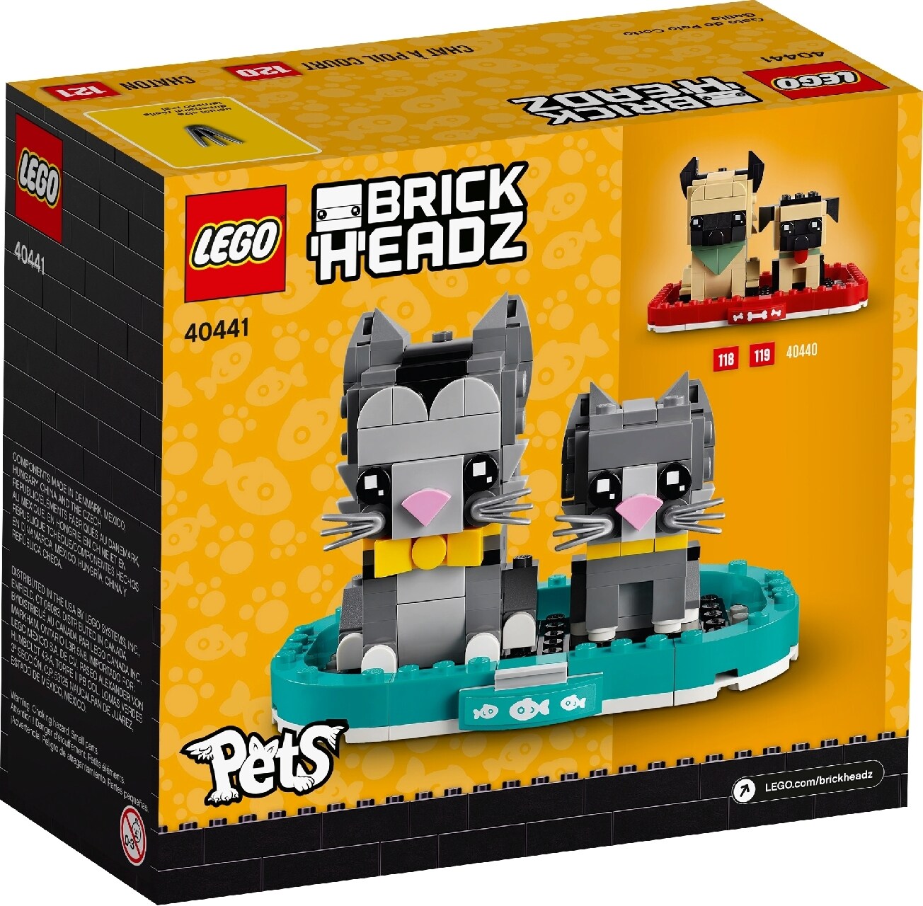 LEGO® BrickHeadz™ Shorthair Cats