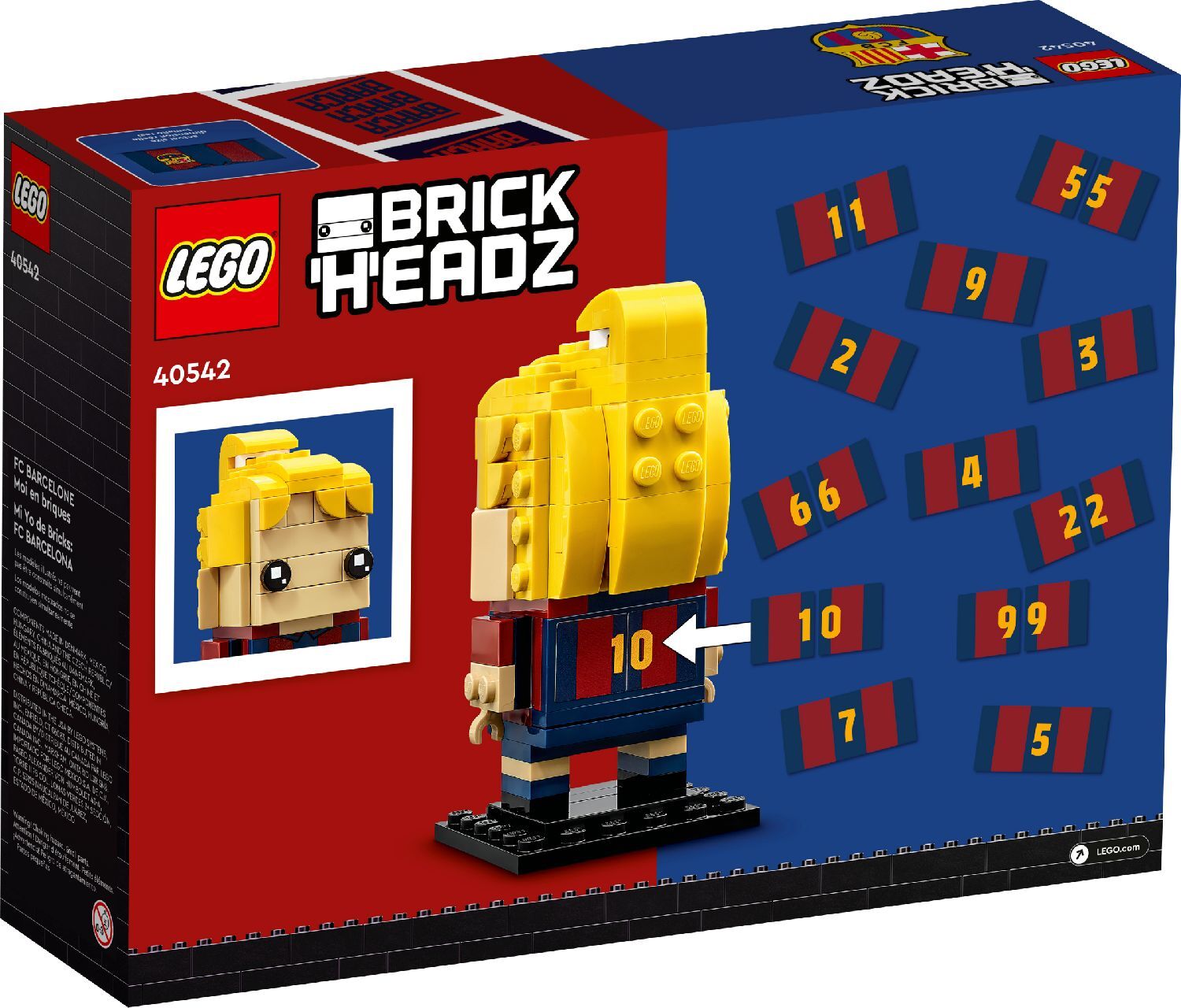 LEGO® FC Barcelona Go Brick Me