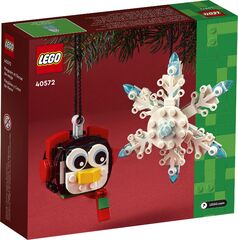 LEGO® Penguin & Snowflake Christmas Ornament