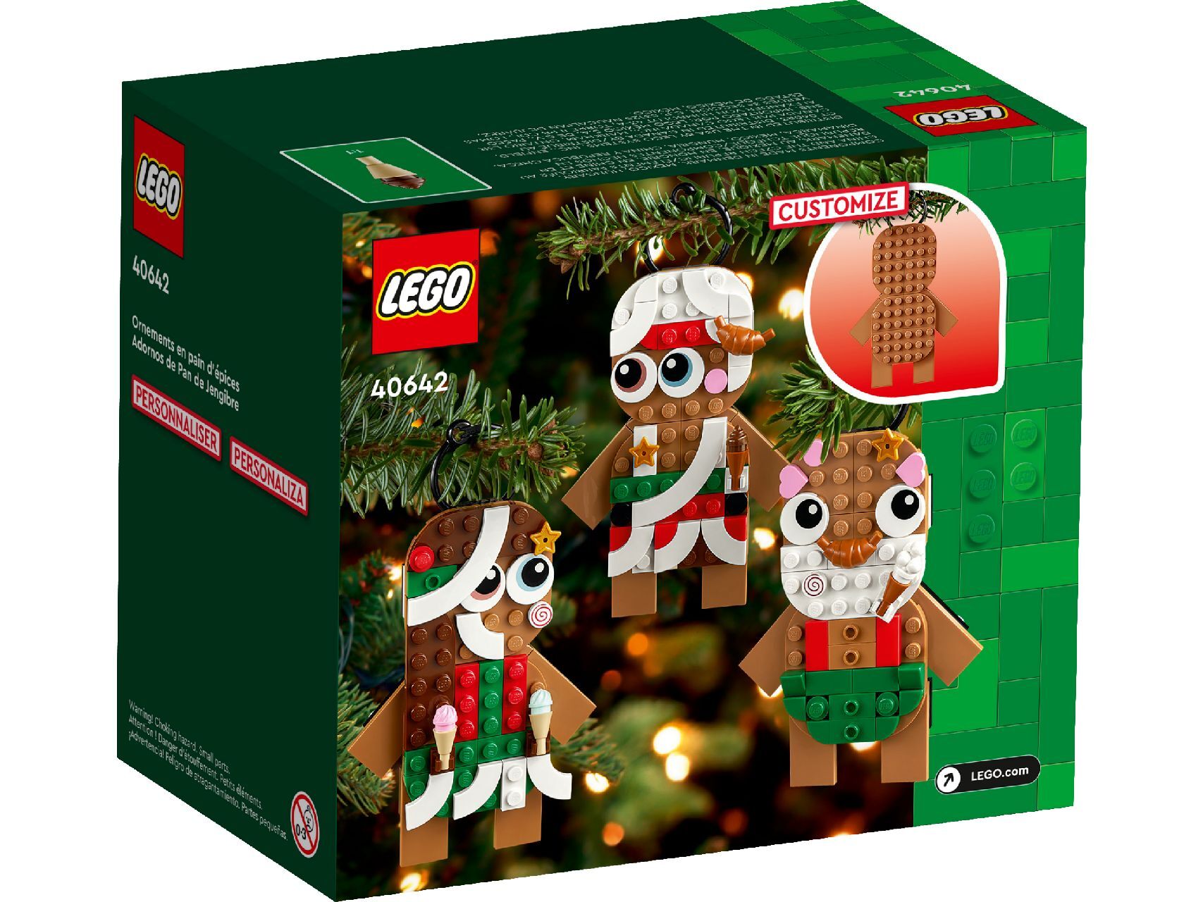 LEGO® Gingerbread Ornaments