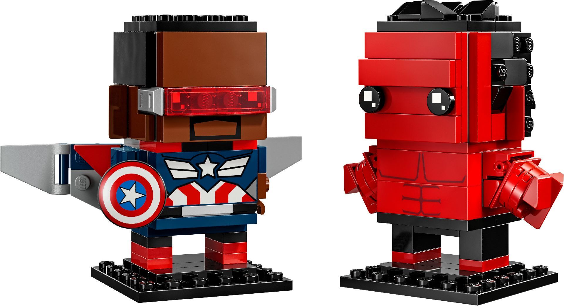LEGO® Captain America & Red Hulk Figures