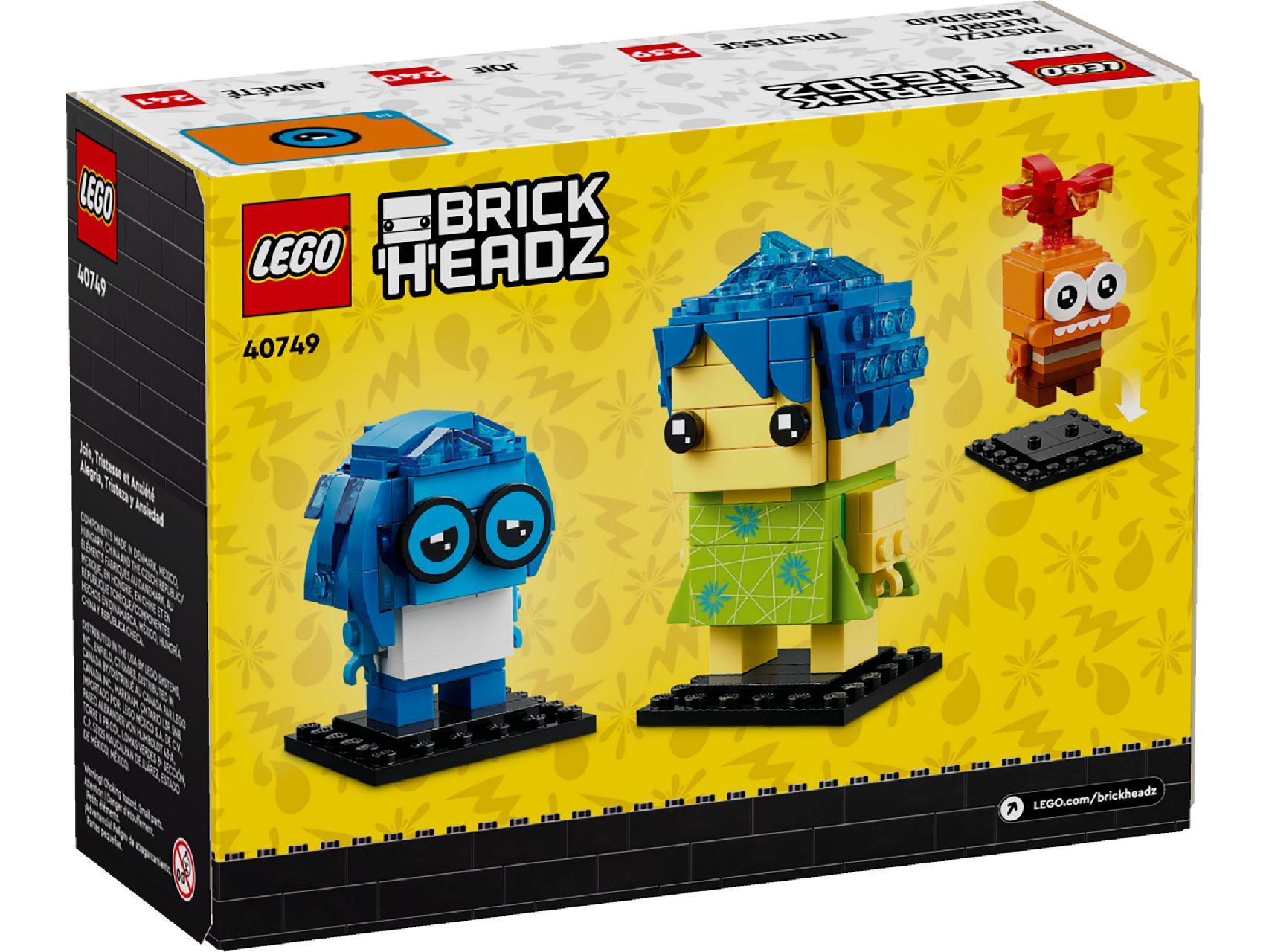 LEGO® Joy, Sadness & Anxiety