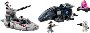 LEGO® Imperial Dropship vs. Rebel Scout Speeder