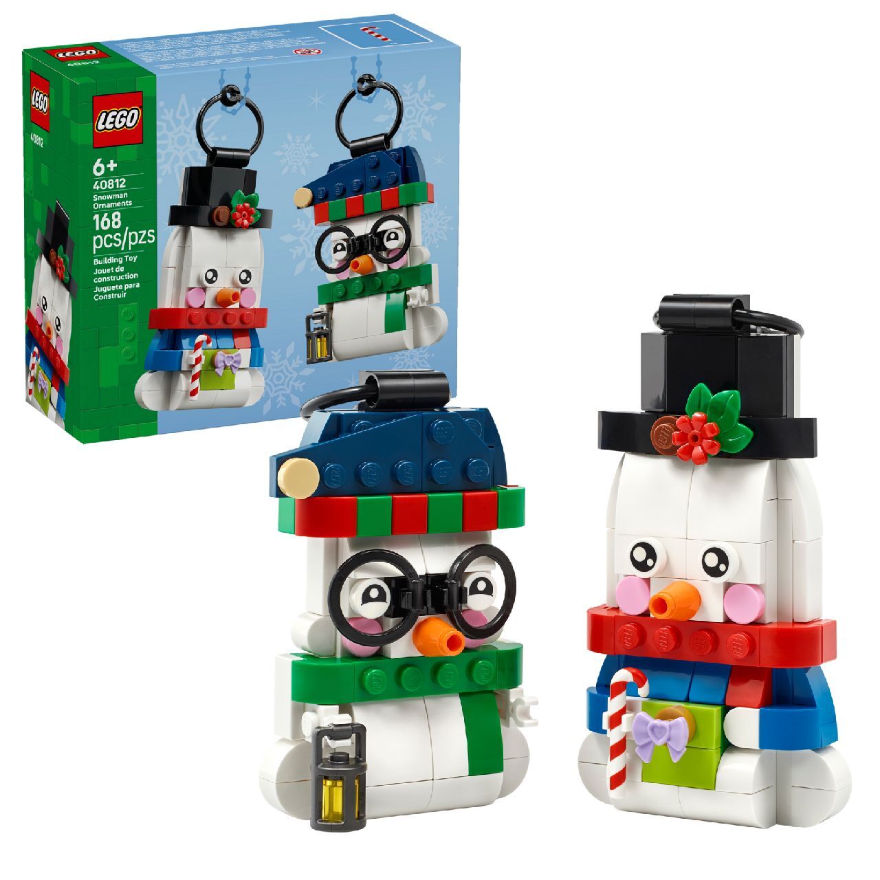 LEGO® Snowman Ornaments