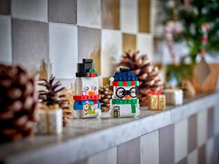 LEGO® Snowman Ornaments