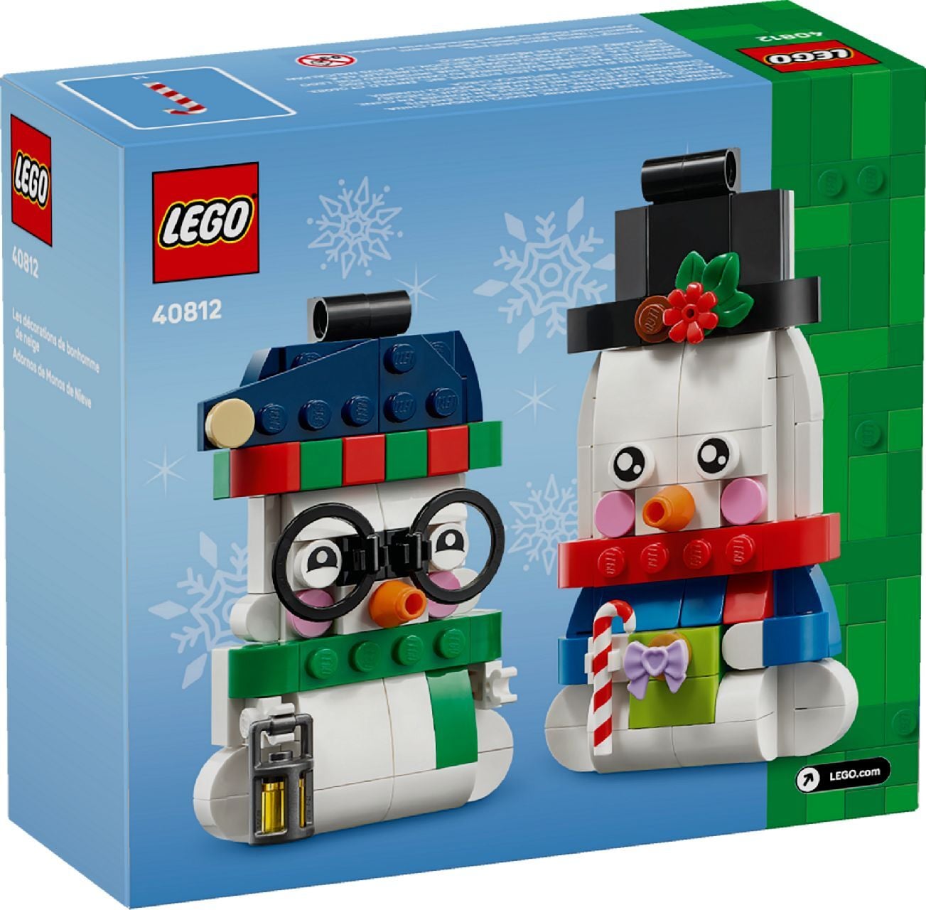 LEGO® Snowman Ornaments