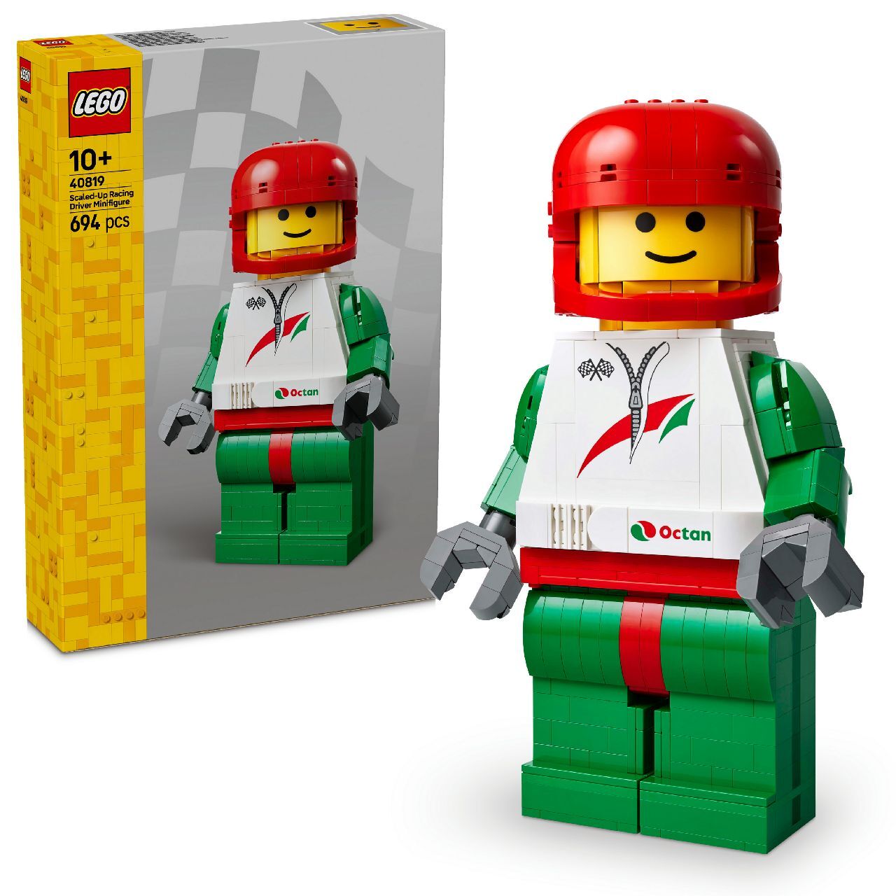 LEGO® Up-Scaled Racing Driver Minifigure